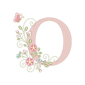 Matriz de bordado Letra O Alfabeto Doce Primavera (Pontos Leves) Matriz de bordado Letra O Alfabeto Doce Primavera (Pontos Leves)