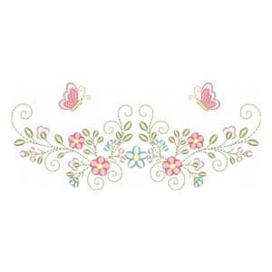 Matriz de bordado Barrado Alfabeto Doce Primavera (Pontos Leves) Matriz de bordado Barrado Alfabeto Doce Primavera (Pontos Leves)