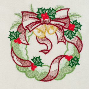Garland Embroidery Design