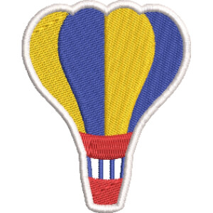 Air ballon Embroidery Design