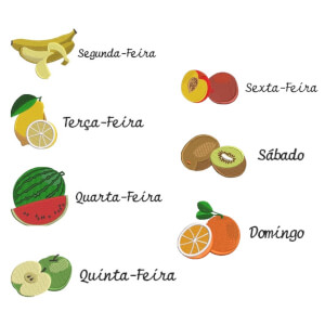 Pacote Semaninha Frutas 