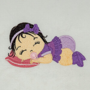 Little girl Embroidery Design
