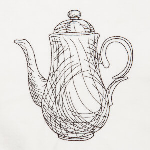 Teapot Embroidery Design
