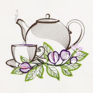 Kitchen (Rippled) Embroidery Design