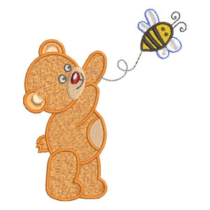 Little Bear Embroidery Design