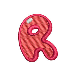 Letter R Kids Embroidery Design