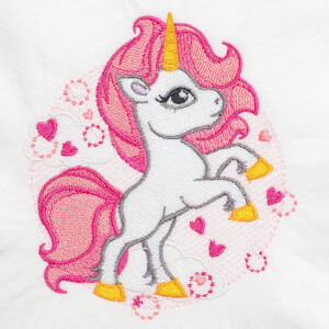 Unicorn Embroidery Design