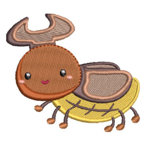 Beetle Embroidery Design
