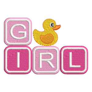 Toy Girl Embroidery Design