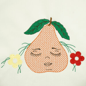 P Embroidery Design