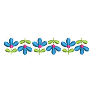 Matriz de bordado Barrinha Floral