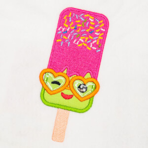 Fun Popsicle (Applique) Embroidery Design