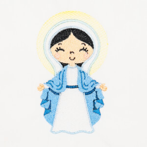 Our Lady Of Graces Embroidery Design