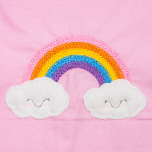 Cloud with Rainbow (Applique) Embroidery Design