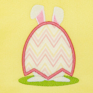 Easter Bunny (Applique) Embroidery Design