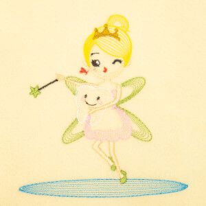 The Tooth Fairy (Rippled) Embroidery Design