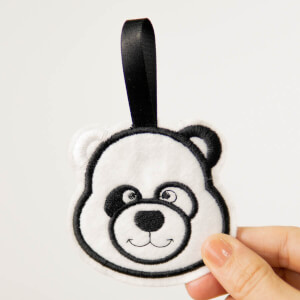 Panda Keychain (In The Hoop) Embroidery Design