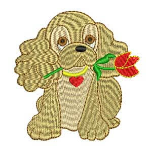 Dog Embroidery Design