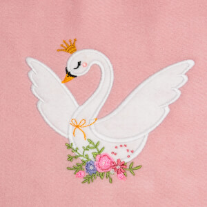 Magnifique Swan (Applique) Embroidery Design