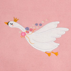 Magnifique Swan (Applique) Embroidery Design