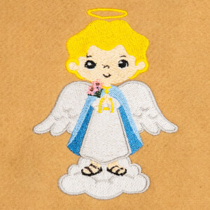 Cute St. Gabriel the Archangel Embroidery Design