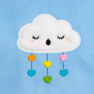 Plush Cloud (Applique) Embroidery Design