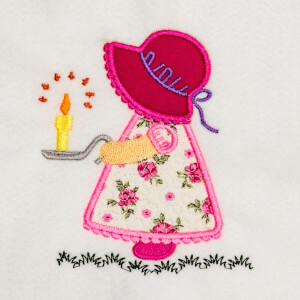 Sunbonnet Sue (Applique) Embroidery Design