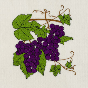 Grape Embroidery Design