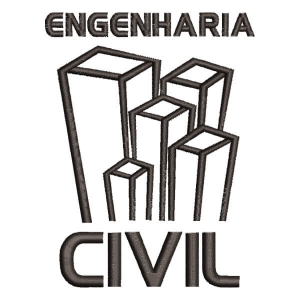 Matriz de bordado Logo Engenharia Civil
