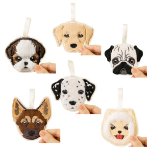Dog Keychains Embroidery Design Pack (In The Hoop)