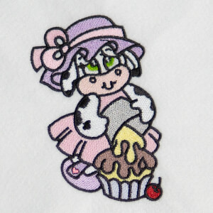 Little Cow Embroidery Design