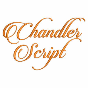 Alphabet Font Chandler Script Embroidery Designs Pack