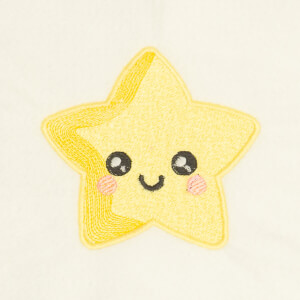 Happy Star Embroidery Design