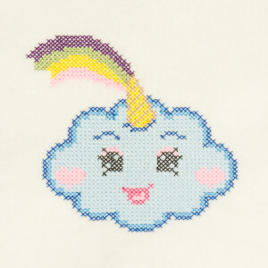 Cloudcorn (Cross Stitch) Embroidery Design