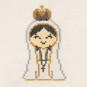 Our Lady of Fatima Embroidery Design
