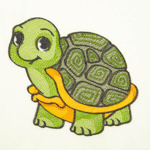 Safari Turtle (Quick Stitch) Embroidery Design