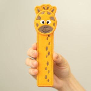 Giraffe Bookmark (In The Hoop) Embroidery Design