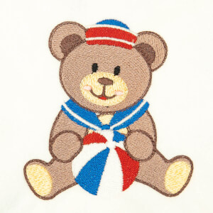 Sailor Teddy Bear Embroidery Design
