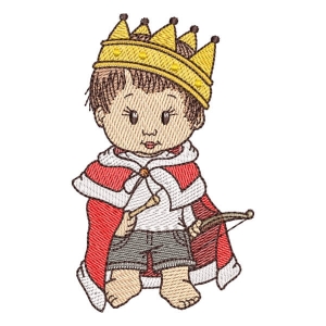 King boy Embroidery Design