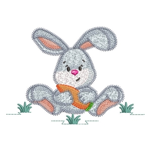 Little Bunny (Quick Stitch) Embroidery Design