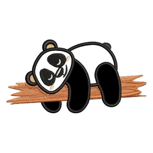 Matriz de bordado Urso Panda 1 (Aplique)