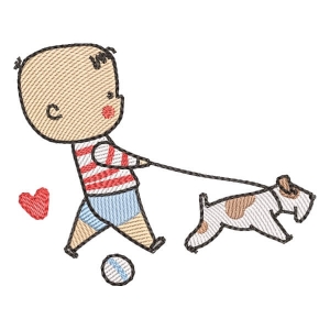 My Pet Friend 3 (Quick Stitch) Embroidery Design