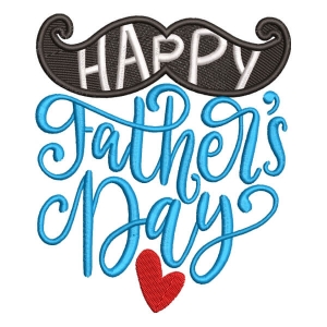 Fathers Day 3 Embroidery Design