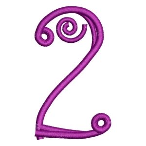 Alfabeto Palito Número 2