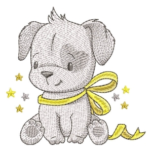 Dog (Quick Stich) Embroidery Design