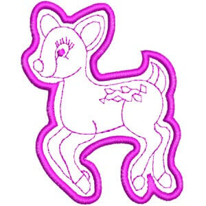 Goat Embroidery Design