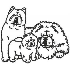 Chowchow Embroidery Design