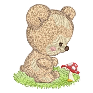 Baby teddy bear Embroidery Design