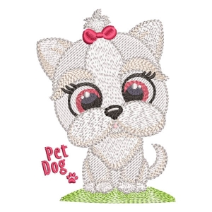 Puppy (Quick Stitch) Embroidery Design
