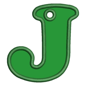 Chaveiro Alfabeto Letra J